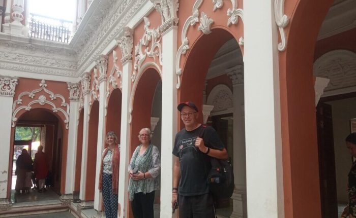 A family tour in the Sonargaon Museum, Bangladesh