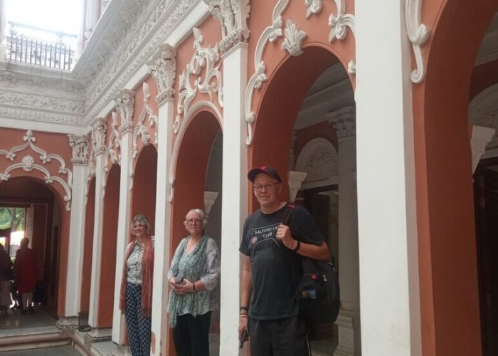A family tour in the Sonargaon Museum, Bangladesh