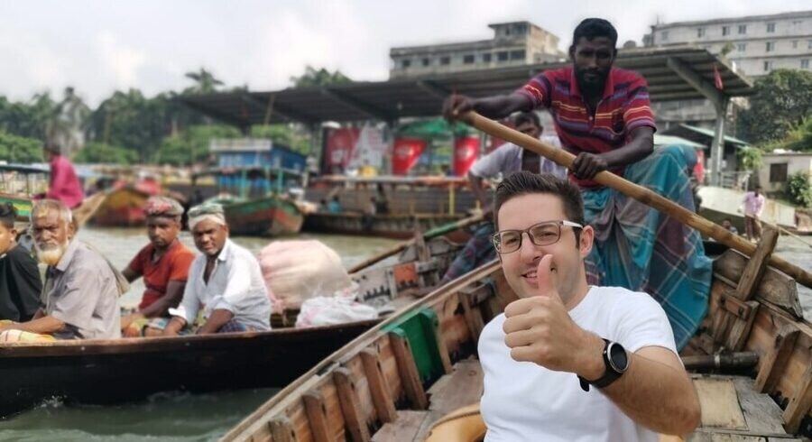 Bangladesh tour by a tourist from Morocco.